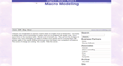 Desktop Screenshot of macromodeling.com