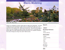 Tablet Screenshot of macromodeling.com